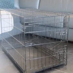 Cage metal chien