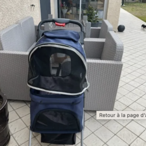 Poussette pour chien